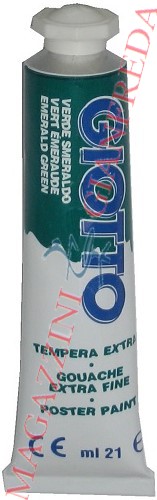 GIOTTO TEMPERA TUBO ML 21 VERDE SMERALDO